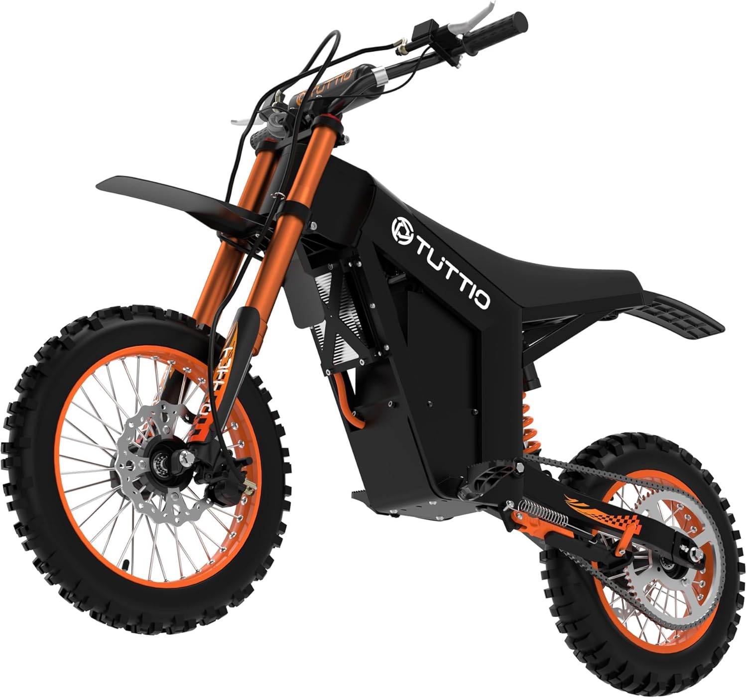 Soleil01 Electric Dirt Bike, 2000W, 14"/12" Tire, 48V 21AH | 37MPH Top Speed | Hydraulic Brakes | For Teens & Adults | Mountain Off-Road Ebike | Fit Age 13+