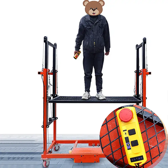 Foldable Electric Lift Scaffolding (Load 1000Kg)