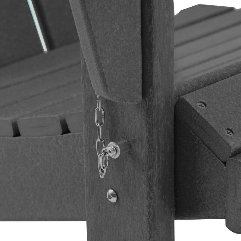 High Density Polyethylene Folding Adirondack Chair
