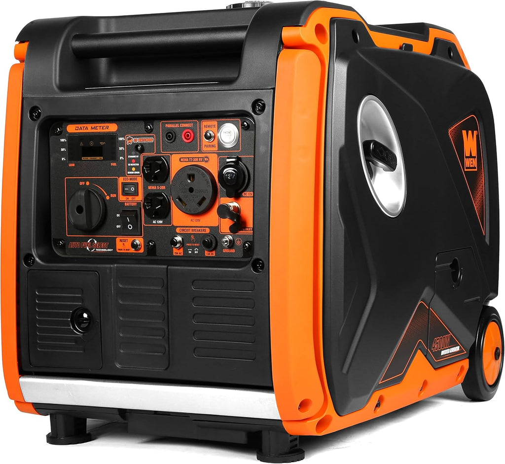 WEN 3800-Watt Inverter Generator, Electric Start, RV-Ready, Portable and Super Quiet with Fuel Shut-Off (56380i)
