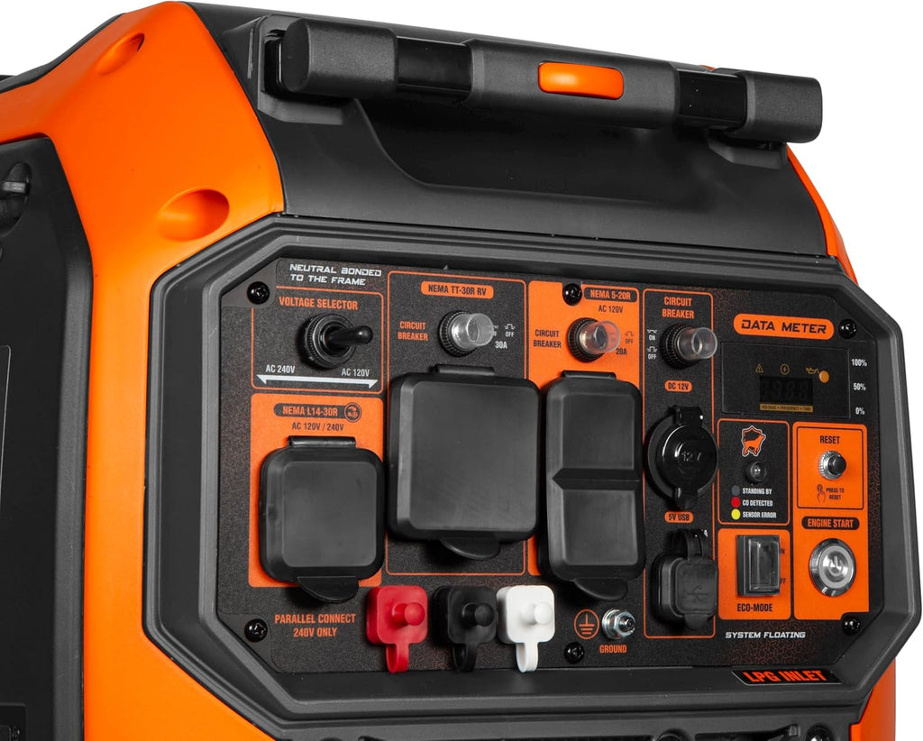 WEN 3800-Watt Inverter Generator, Electric Start, RV-Ready, Portable and Super Quiet with Fuel Shut-Off (56380i)