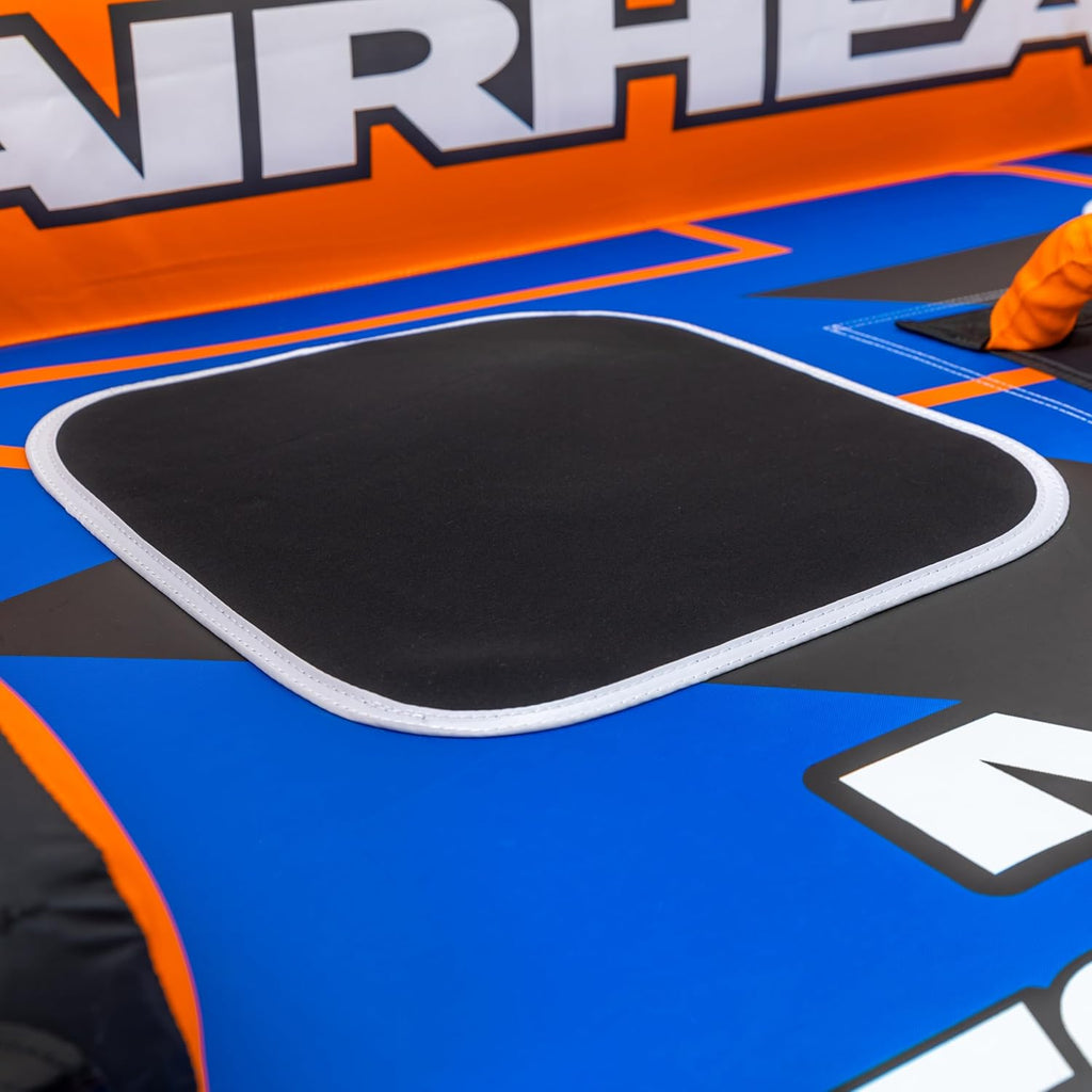 Airhead Mable Inflatable Towable Tube, 1-4 Rider Models, Dual Tow Points, Full Nylon Cover, EVA Foam Pads, Patented Speed Valve, Boat Tubes and Towables