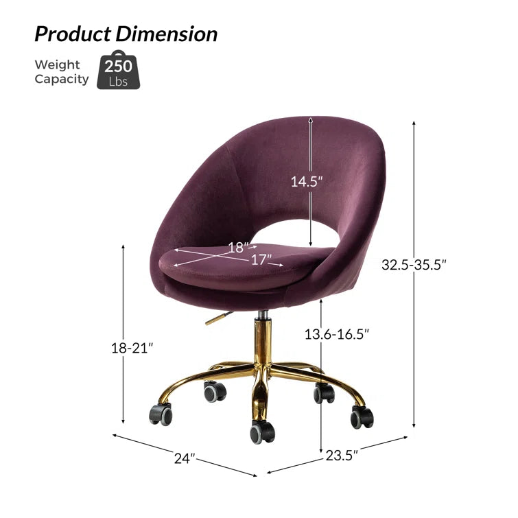 Lourdes Task Chair with Ergonomic Design