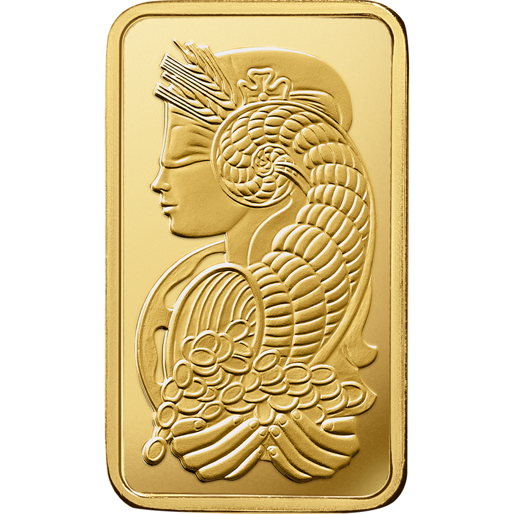 Fortuna Gold Minted Bar - MULTIGRAM+25