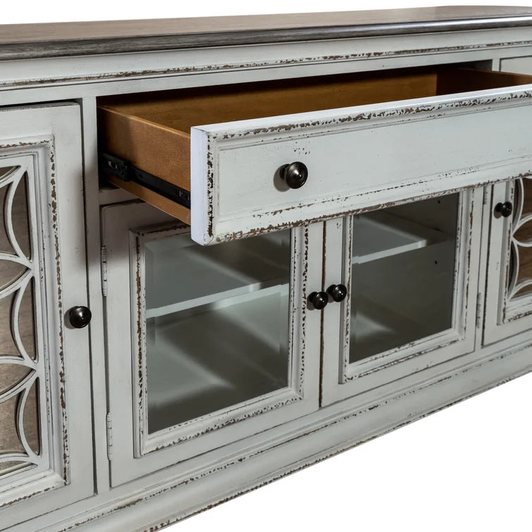 Branca Entertainment Center for TVs up to 80" - Antique White