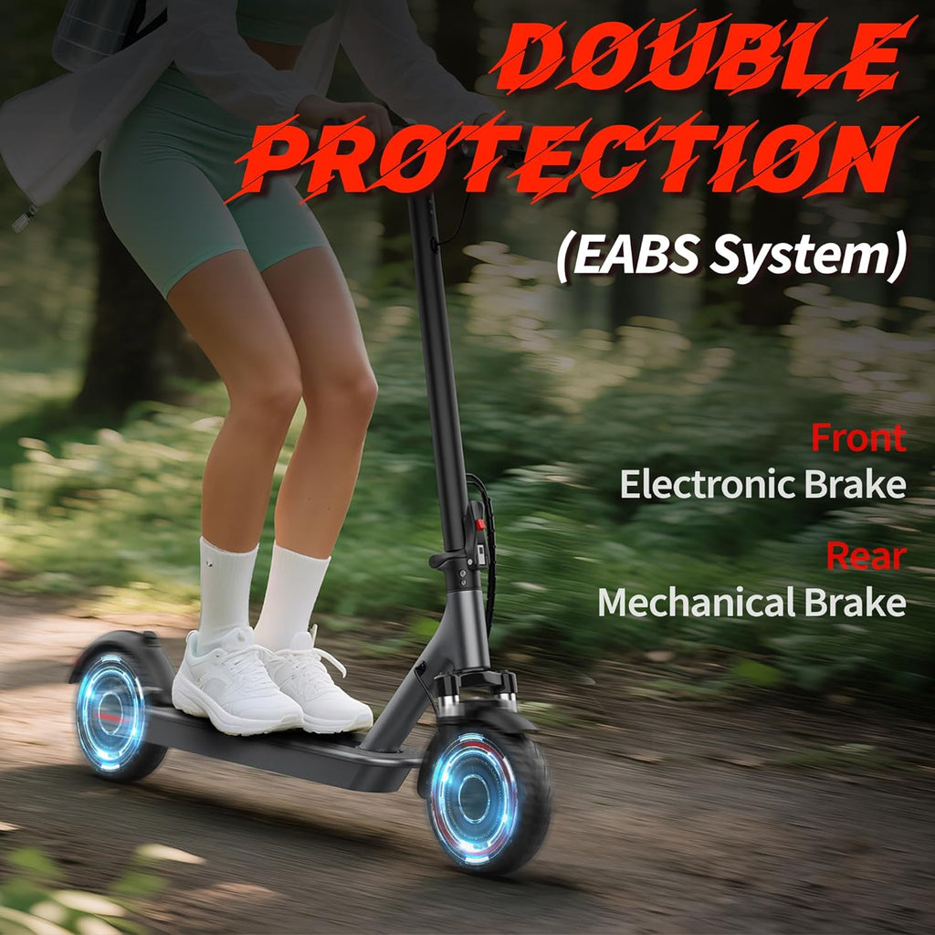 WERHY Electric Scooter, 350W/500W Motor, Top Speed 19/22 mph, Max 16/23/28Miles Ranges, Foldable E Scooter for Adults