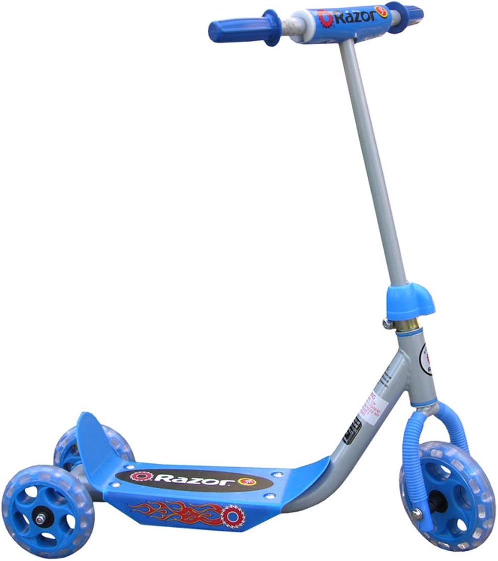 Razor A5 Lux Kick Scooter for Kids Ages 8+ - 8" Urethane Wheels, Anodized Finish Featuring Bold Colors and Graphics, for Riders up to 220 lbs