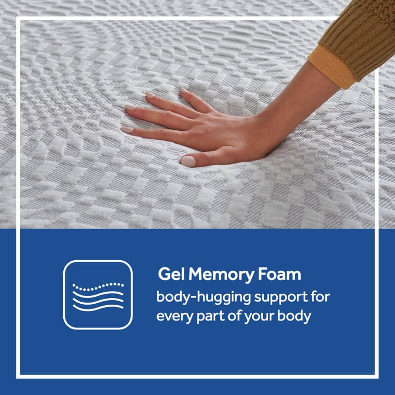 Sealy Cool 12" Medium Memory Foam Mattress with CopperChill Technology