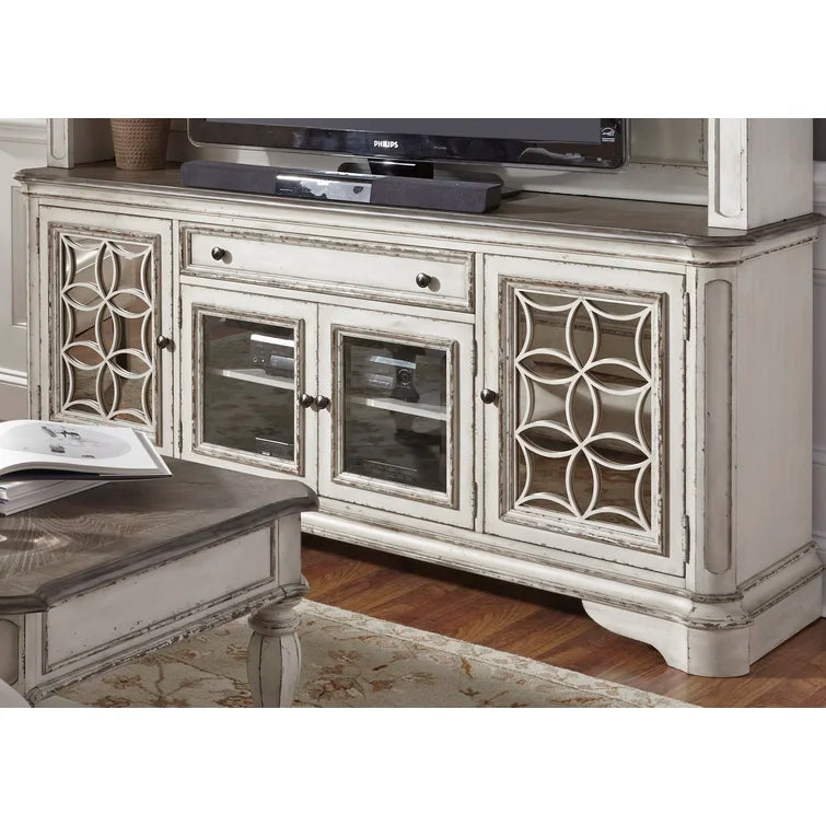 Branca Entertainment Center for TVs up to 80" - Antique White