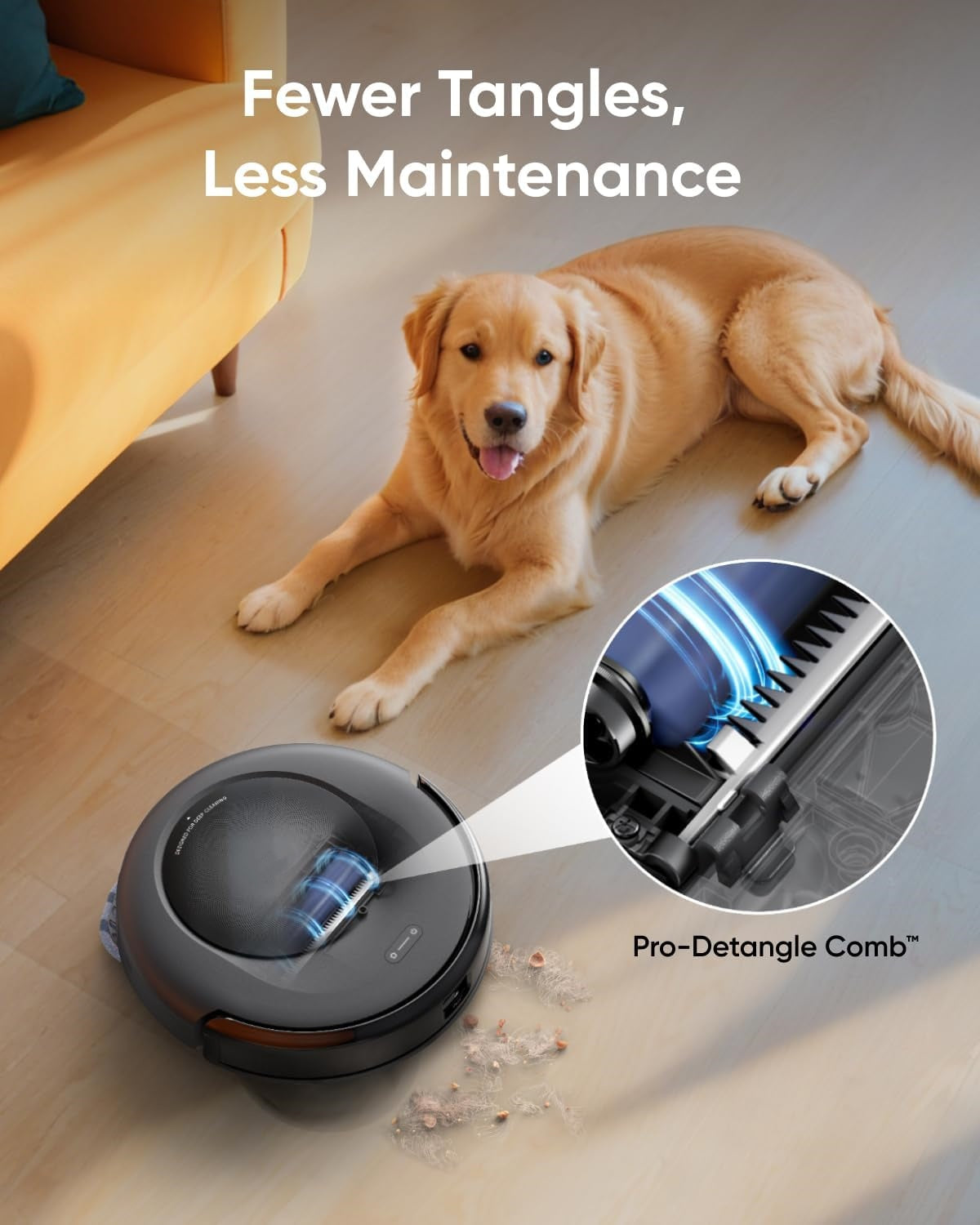 Robot Vacuum, Robot Vacuum and Mop Combo, Self Emptying, Auto Mop Washing and Auto Drying for hands-free cleaning, 3.35-Inch Ultra-Slim Body, 7000 Pa Powerful Suction, All-in-One Station