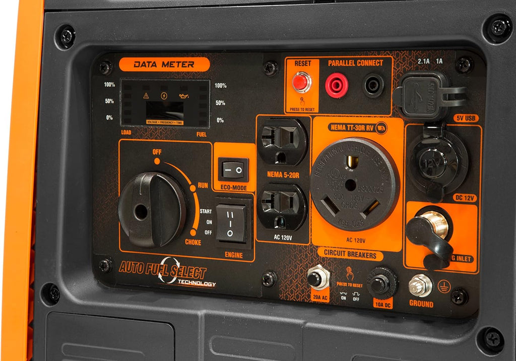 WEN 3800-Watt Inverter Generator, Electric Start, RV-Ready, Portable and Super Quiet with Fuel Shut-Off (56380i)