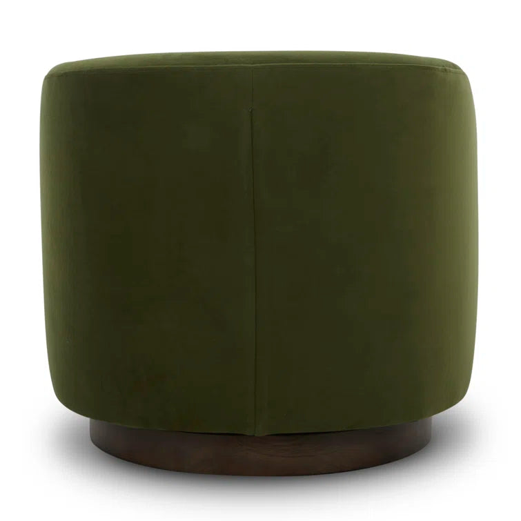 Bennett Upholstered Swivel Barrel Chair