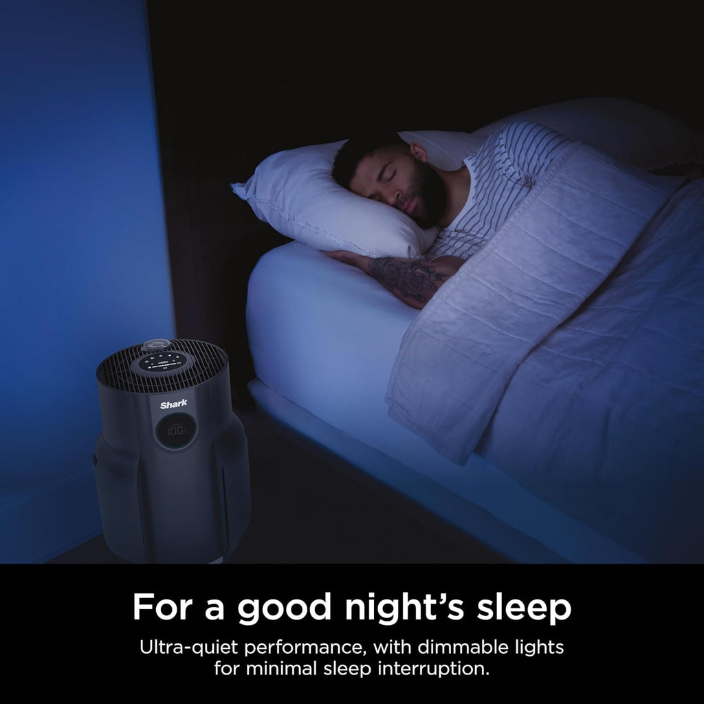 Shark Air Purifiers for Home Large Room with NeverChange Air Filter, 5 Year HEPA Filter, Covers 650 Sq. ft, Odor Neutralizer and Clean Sense Technology, Removes 99.98% of Dust & Allergens, HP152