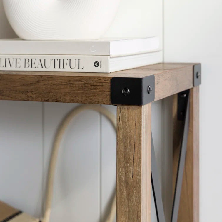 Larenda Entryway Table with Open Shelf Storage
