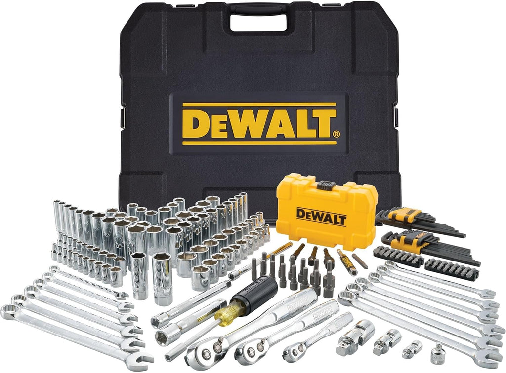 DEWALT Mechanics Tool Kit (DWMT73803) and Screwdriver & Drill Bit Set (DWA2FTS100)