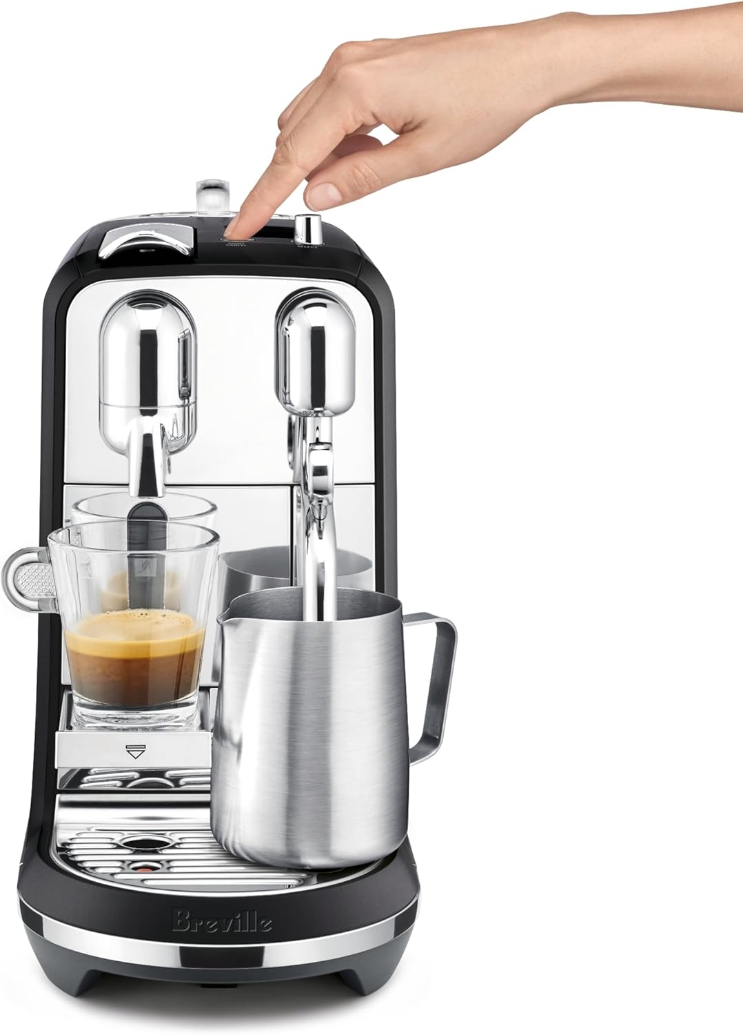 Nespresso Creatista Plus Espresso Machine by Breville, Brushed Stainless Steel