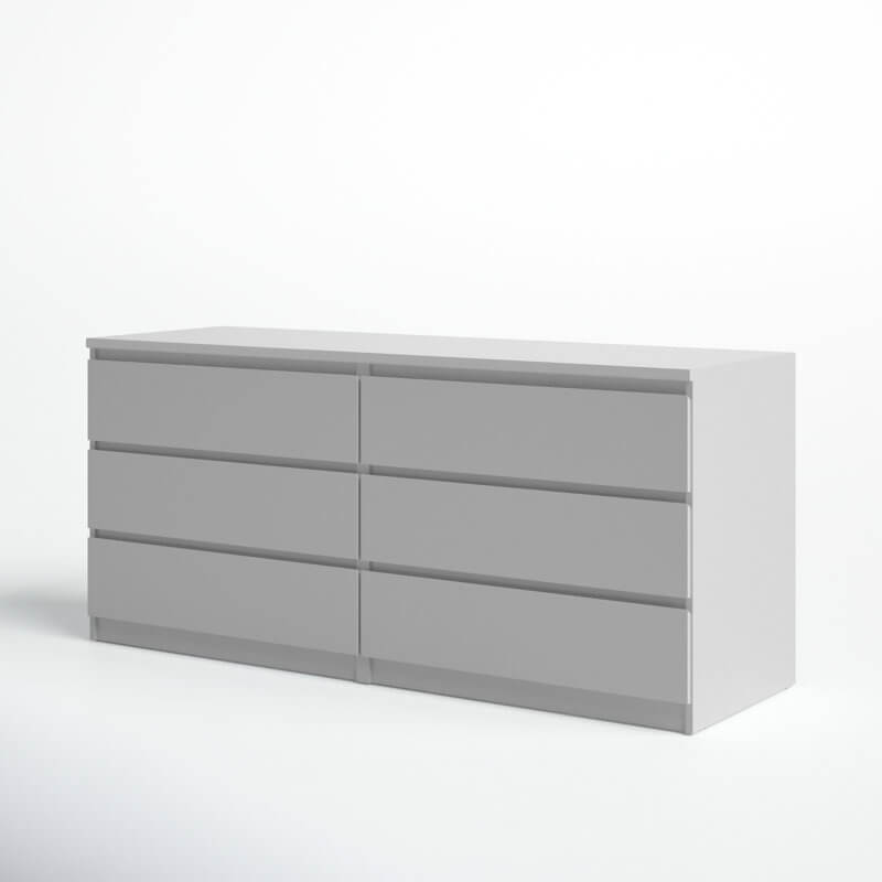 Kepner 6 Drawer 60.5" W Double Dresser