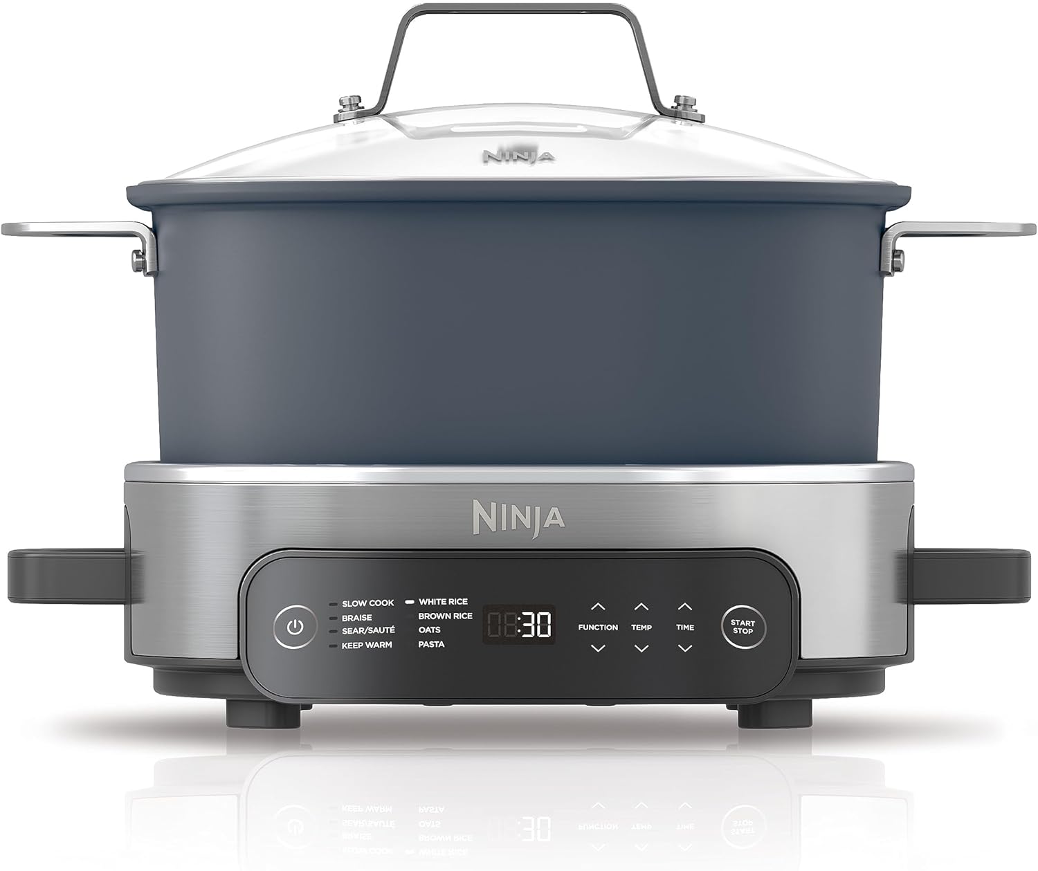 Ninja MC1010 Foodi PossibleCooker PLUS - Sous Vide & Proof 6-in-1 Multi-Cooker, with 8.5 Quarts, Slow Cooker, Dutch Oven & More, Glass Lid & Integrated Spoon, Nonstick, Oven Safe Pot to 500°F, Black