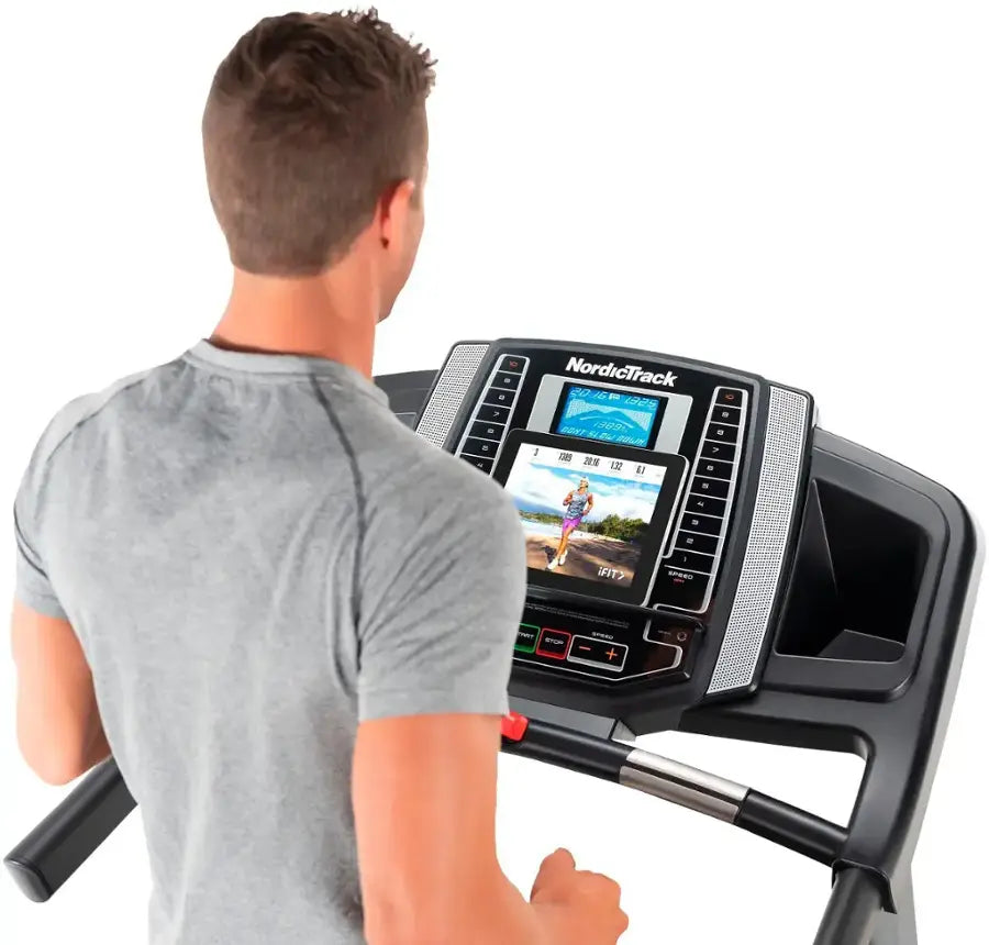 NordicTrack T 6.5 S; Treadmill for Running and Walking with 5” Display and SpaceSaver Design - Black