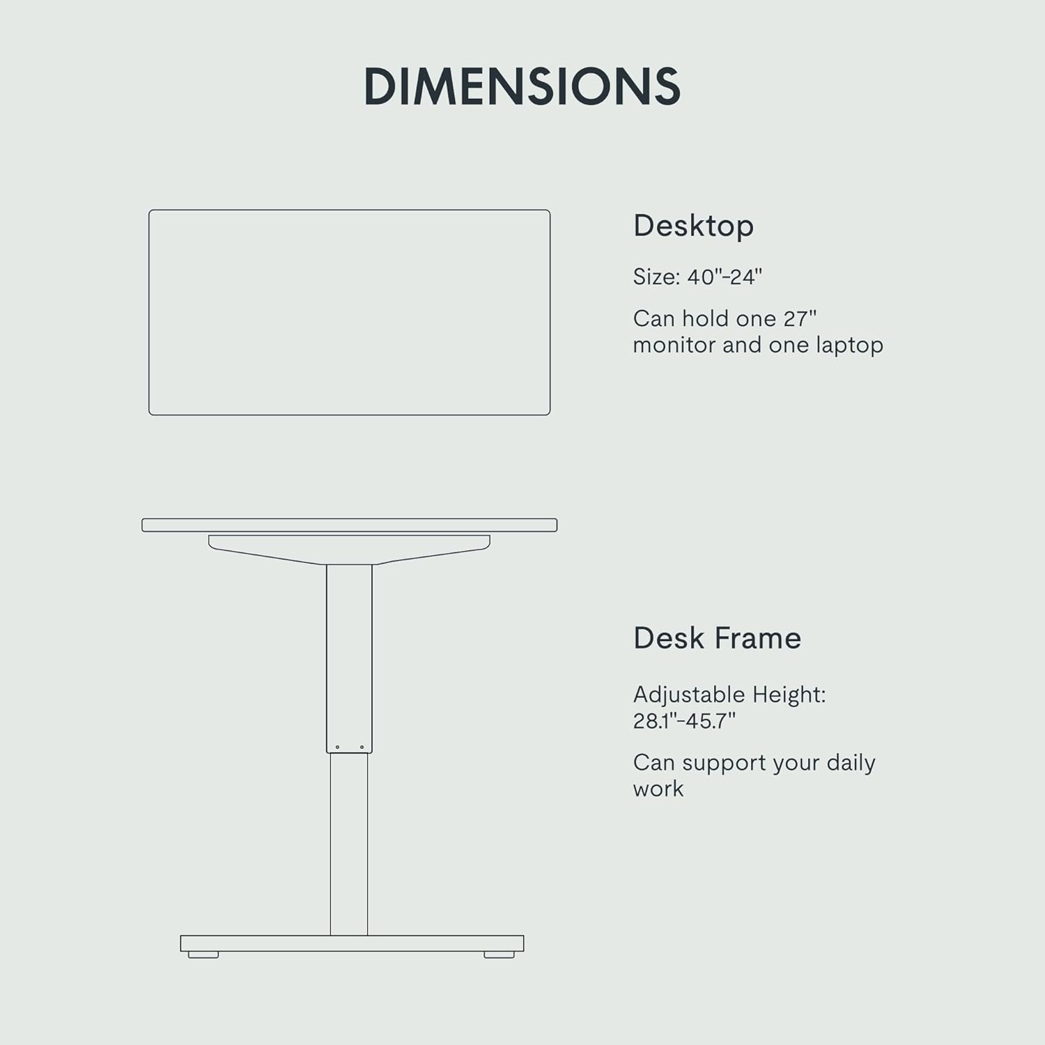 FLEXISPOT EN1 One-Piece Standing Desk 55 x 28 Inch Electric Adjustable Height Desk for Home Office and Computer Workstation (White Frame + 55" Maple Top, 2 Packages)