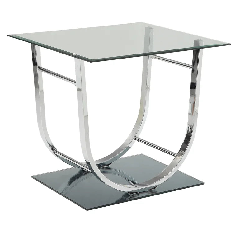 Nyvian 2 - Piece Glass Top Living Room Table Set