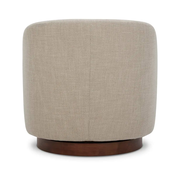 Bennett Upholstered Swivel Barrel Chair