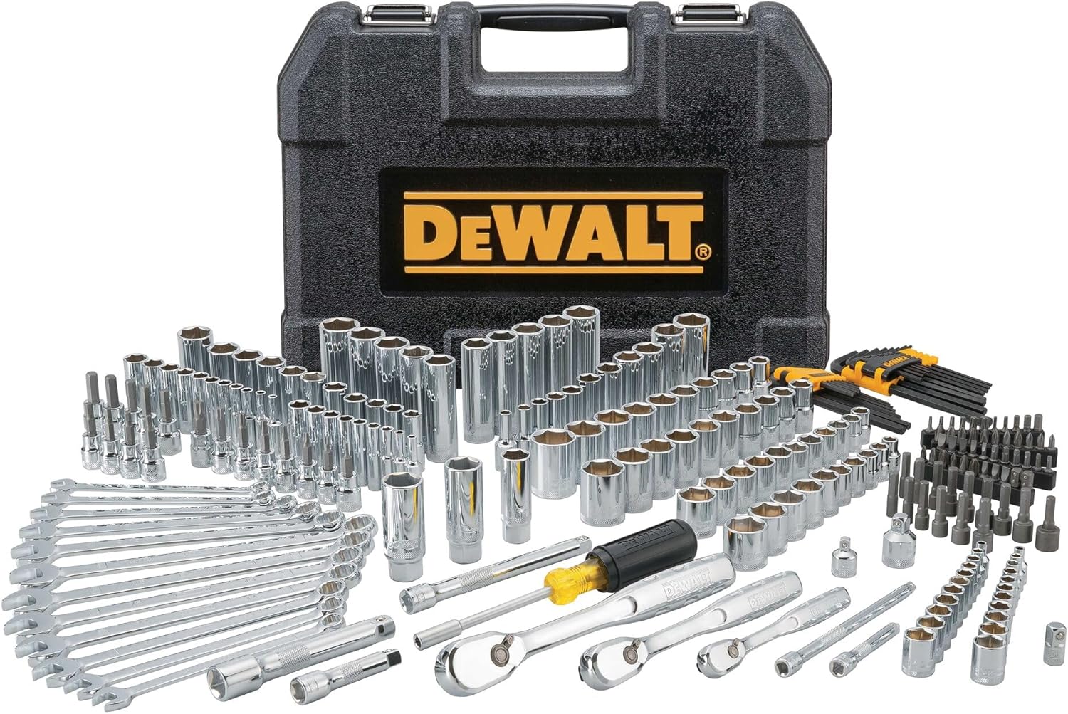 DEWALT Mechanics Tool Set (205-piece) and Screwdriver Bit Set (40-Piece)