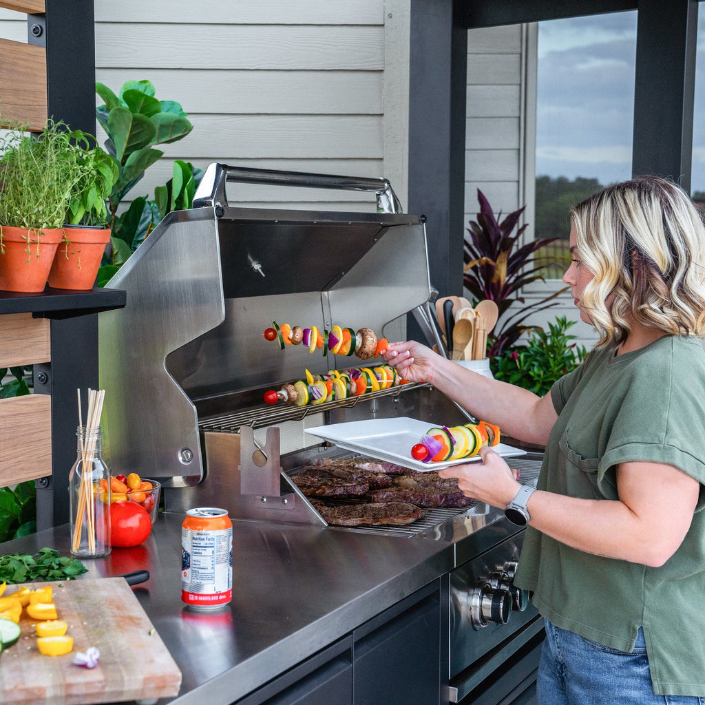 🔥[Limited Quantity]-Last 67+Sets✨Backyard Discovery Fusion Flame Propane Gas Outdoor Kitchen