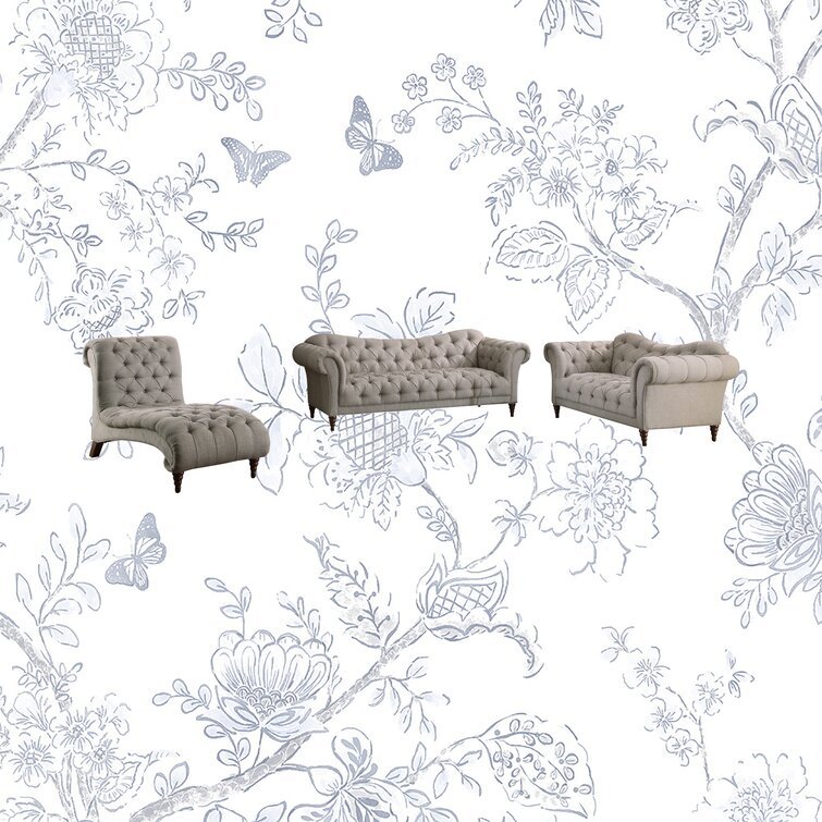 DOMINIC 91.25'' ROLLED ARM SOFA