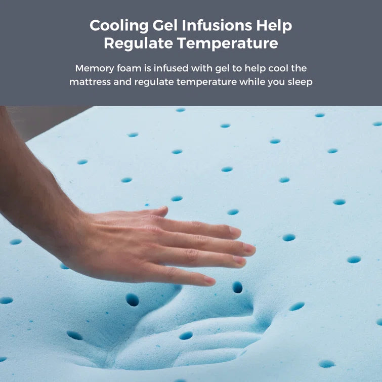 12" Firm Gel Memory Foam Mattress