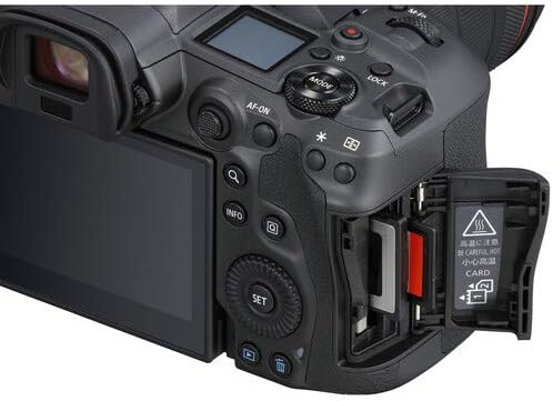 Canon EOS R5 Kit RF24-105mm f/4L IS USM +Canon RF 24-70mm F2.8 L is USM Lens, Black