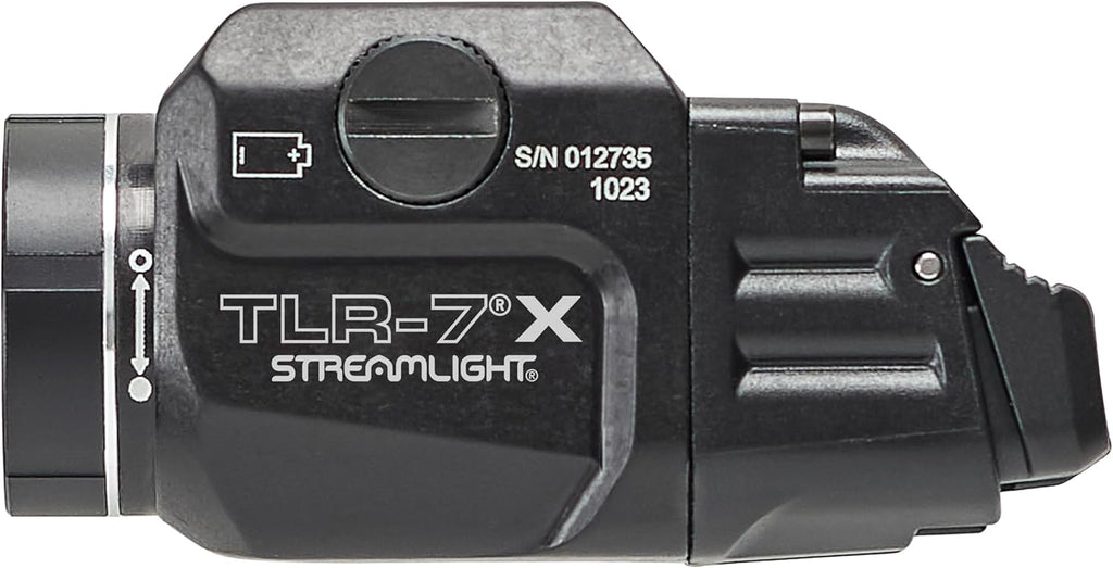 Streamlight 69456 TLR-7 X USB 500-Lumen Compact Tactical Weapon Light with High & Low Paddle Switches and Key Kit, Flat Dark Earth