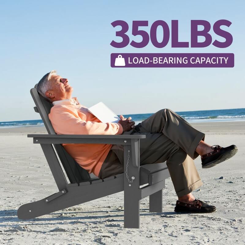High Density Polyethylene Folding Adirondack Chair