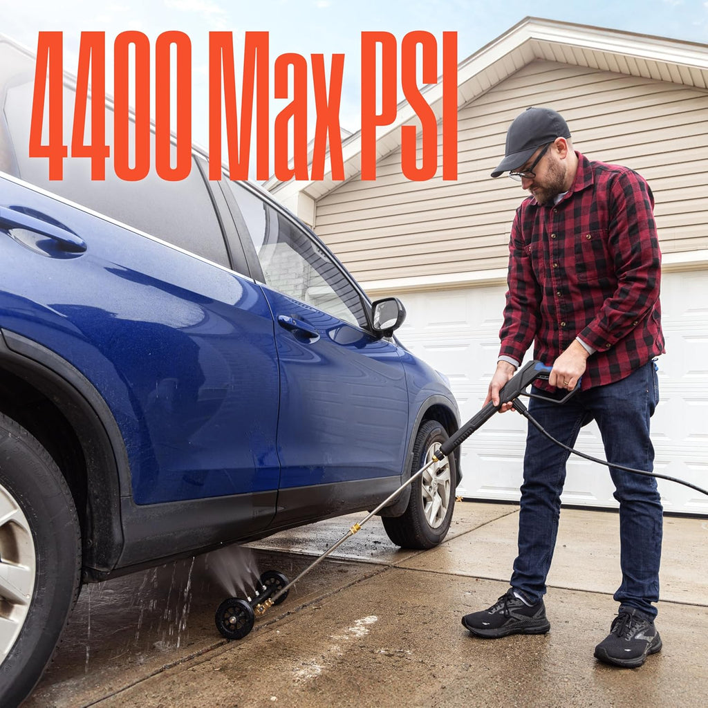Westinghouse WPX3400 Gas Pressure Washer, 3400 PSI and 2.6 Max GPM, Onboard Soap Tank, Spray Gun and Wand, 5 Nozzle Set, for Cars/Fences/Driveways/Homes/Patios/Furniture