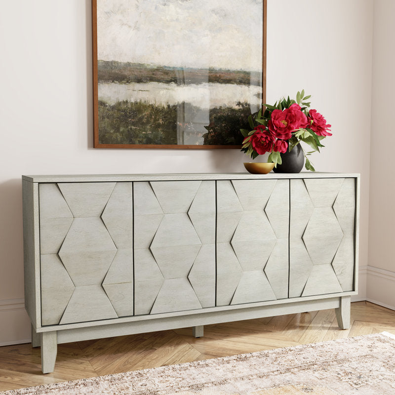 Sara 60" Wide Sideboard with Solid Wood Legs