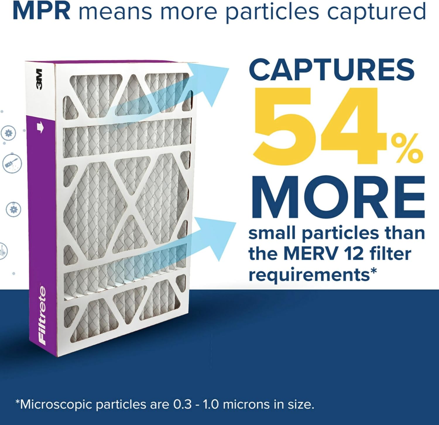 Filtrete 20x25x4 AC Furnace Air Filter, MPR 1550, MERV 12, Fits Lennox & Honeywell, Allergen, Bacteria & Virus, , Electrostatic Air Cleaning Filter, 4-Pack (actual size 19.88 x 24.63 x 4.31)