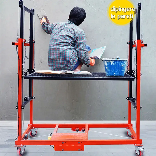 Foldable Electric Lift Scaffolding (Load 1000Kg)