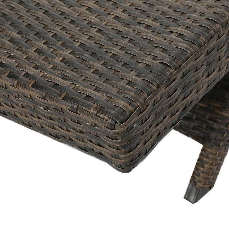 Breton Outdoor Wicker Chaise Lounge (Set of 2)