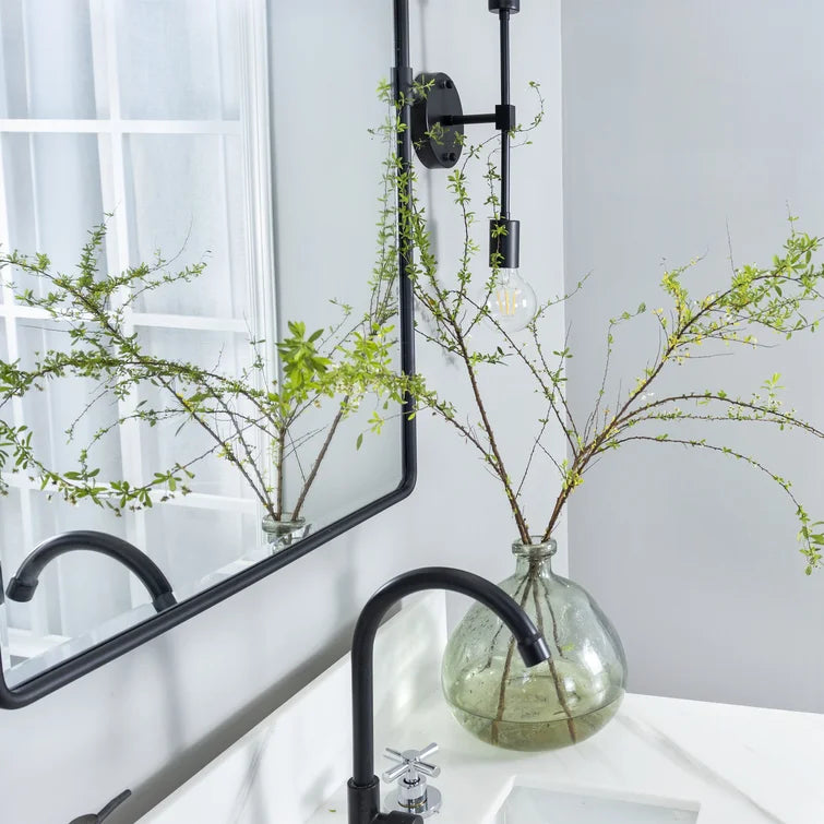 Woodvale Metal Framed Wall Mounted Bathroom / Vanity Mirror