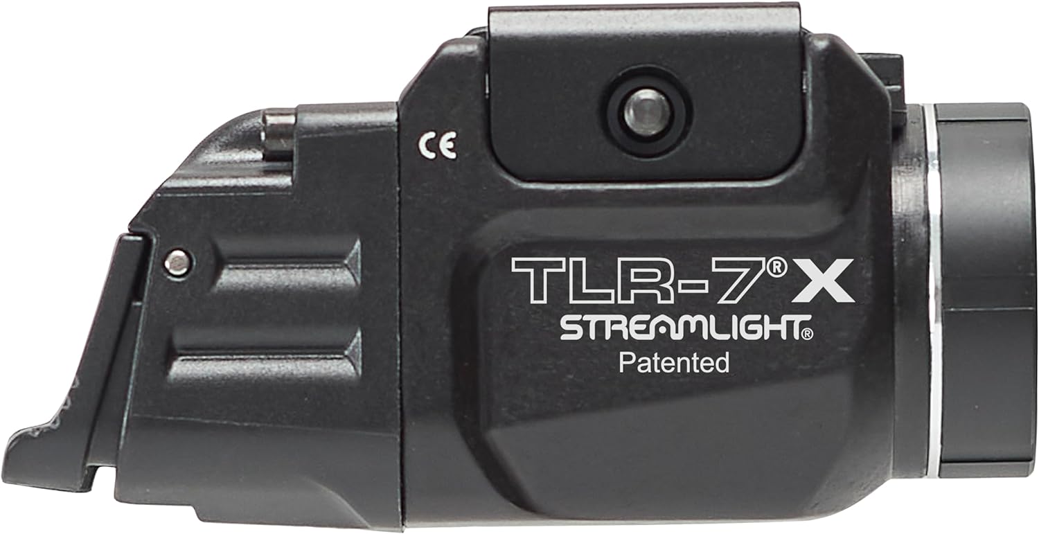 Streamlight 69456 TLR-7 X USB 500-Lumen Compact Tactical Weapon Light with High & Low Paddle Switches and Key Kit, Flat Dark Earth