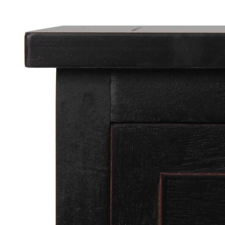 Swick 26'' Tall Solid Wood 2 - Drawer Accent Chest