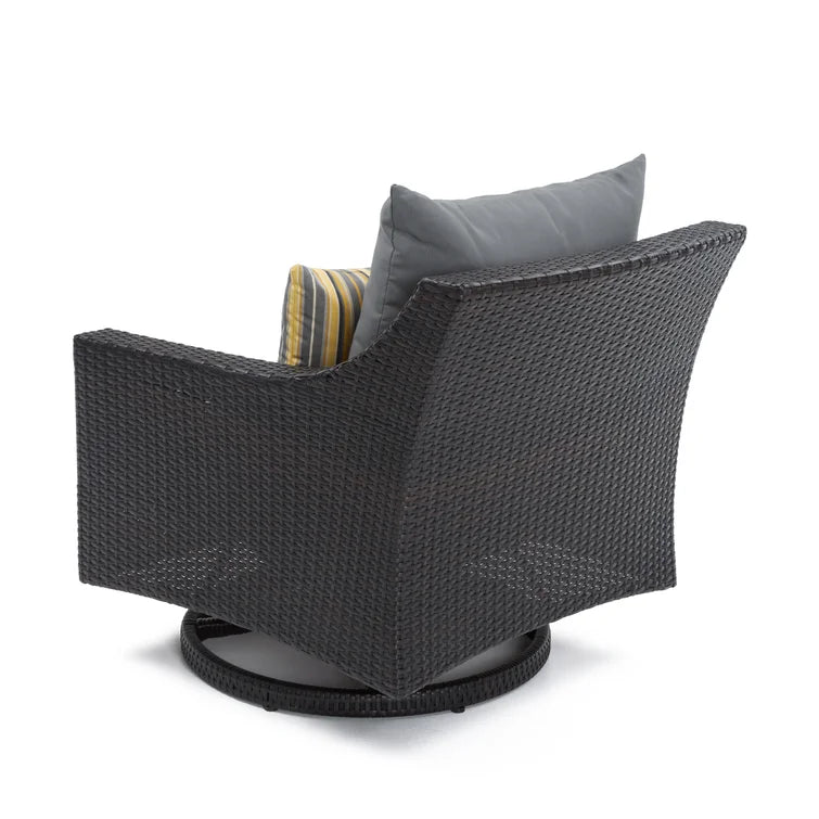 Fionnula Swivel Patio Chair with Cushions