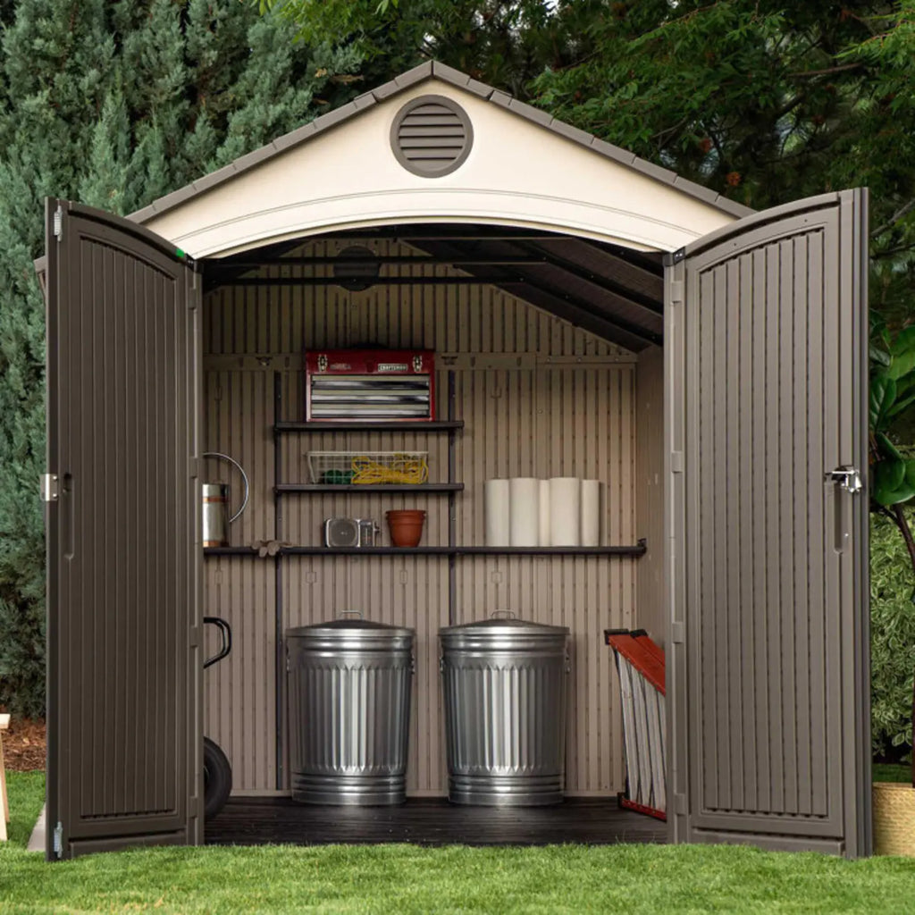 Lifetime 8 ft. x 12.5 ft. High Density Reinforced Structure Outdoor Storage Shed