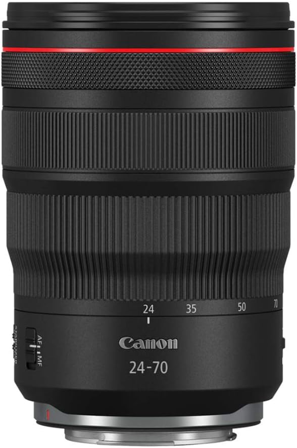 Canon EOS R5 Kit RF24-105mm f/4L IS USM +Canon RF 24-70mm F2.8 L is USM Lens, Black