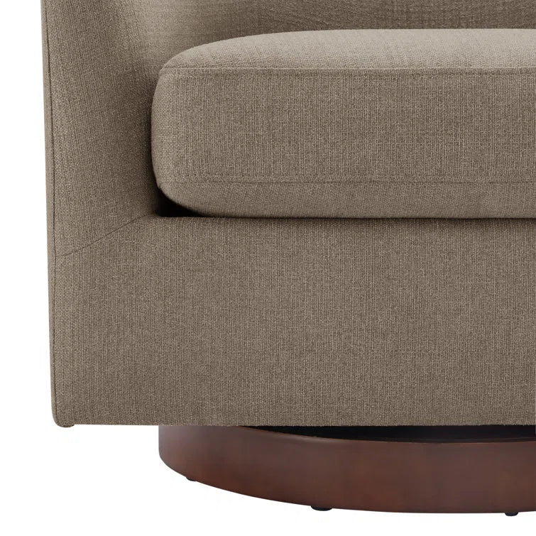 Bennett Upholstered Swivel Barrel Chair