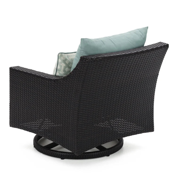 Fionnula Swivel Patio Chair with Cushions