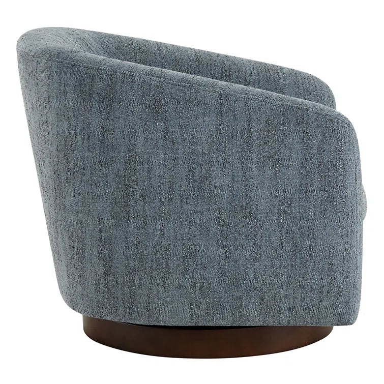 Bennett Upholstered Swivel Barrel Chair