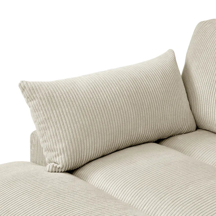 Mordecai 90'' Corduroy Sleeper Sofa