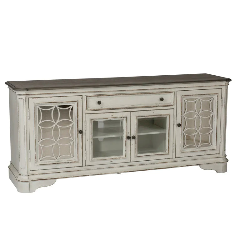 Branca Entertainment Center for TVs up to 80" - Antique White