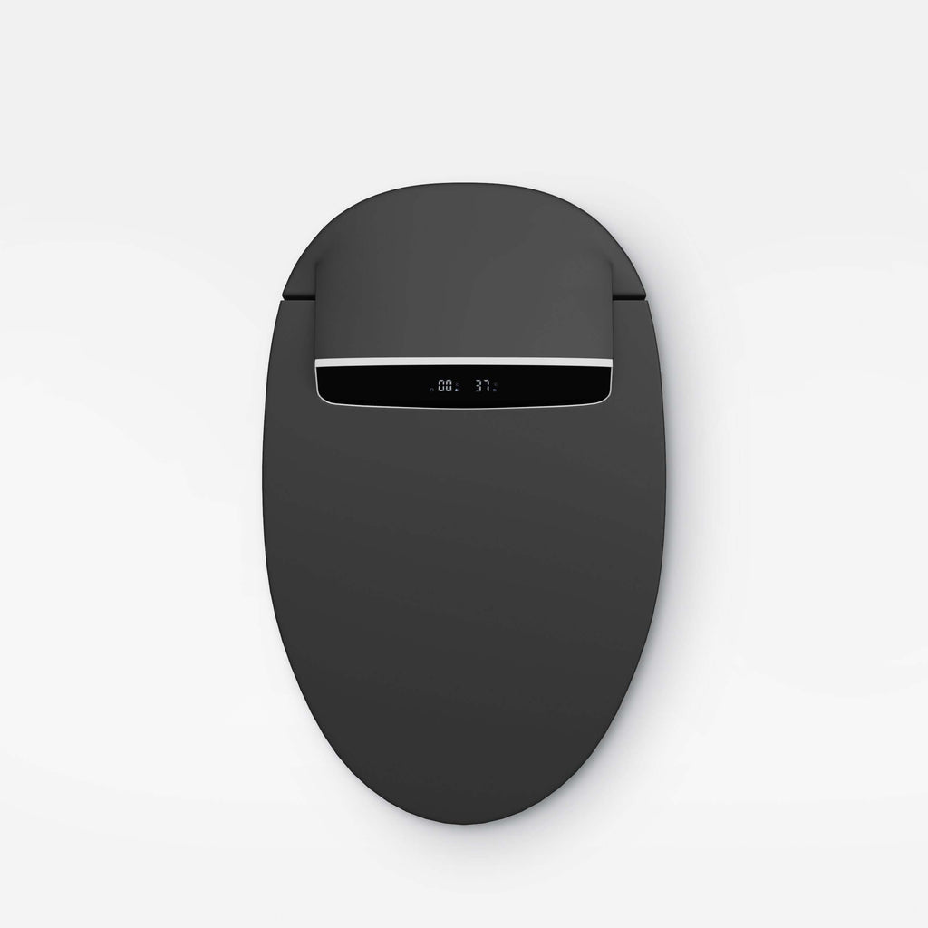 Hynova AX1 Automatic Smart Bidet Toilet, Auto Open/Close Lid Black 1.28 GPF, cUPC & ETL